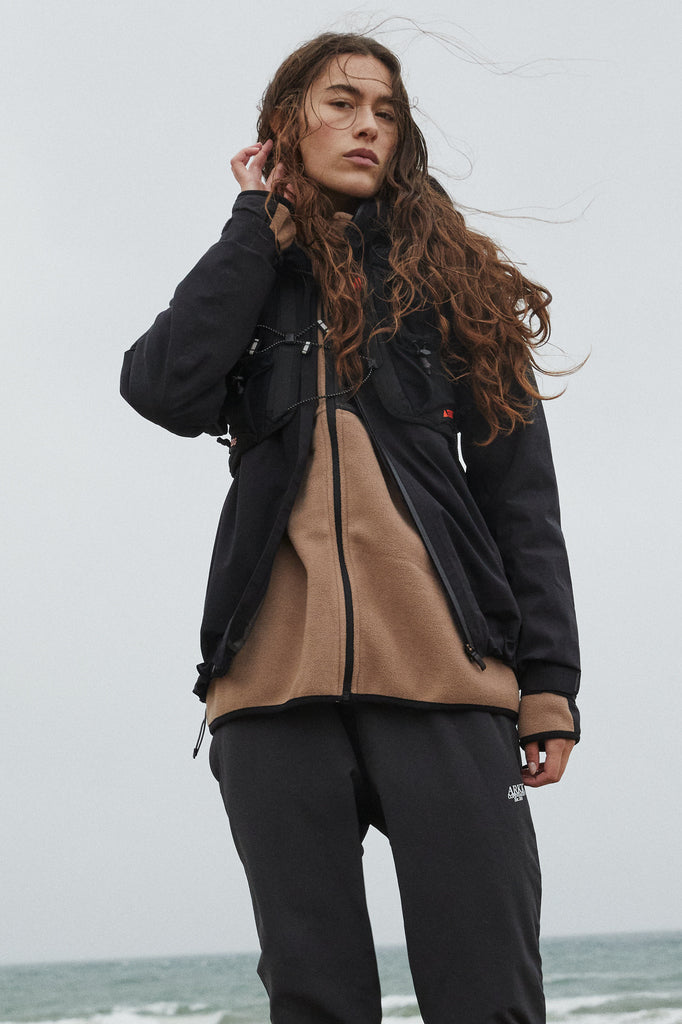 ARKK Apparel ARKK Essential Fleece Jacket | Portabella Black Fleece Jacket